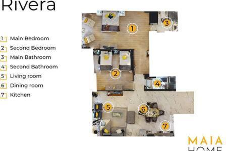 Rivera Maiahome-Hermoso Apt En Polanco Cerca Antara - 2Br 2Bt Мехико Экстерьер фото